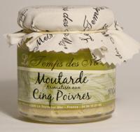 Moutarde aux 5 poivres (100g)