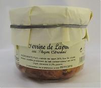 Terrine de Lapin au thym citronn (180g)